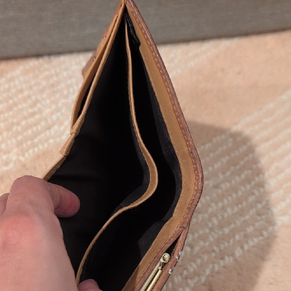 Coach Tan Leather Women's Wallet - Picture 4 of 14